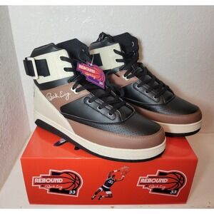 Patrick Ewing Athletics Rebound 33 HI High-top Sneakers Black, Brown, Cream 12‎